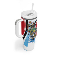Personalized Antigua and Barbuda Fishing Tumbler With Handle Sporty Style