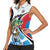 Personalized Antigua and Barbuda Fishing Women Sleeveless Polo Shirt Sporty Style