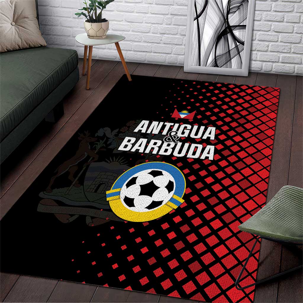 Football Antigua and Barbuda Area Rug The Benna Boys Go Champions
