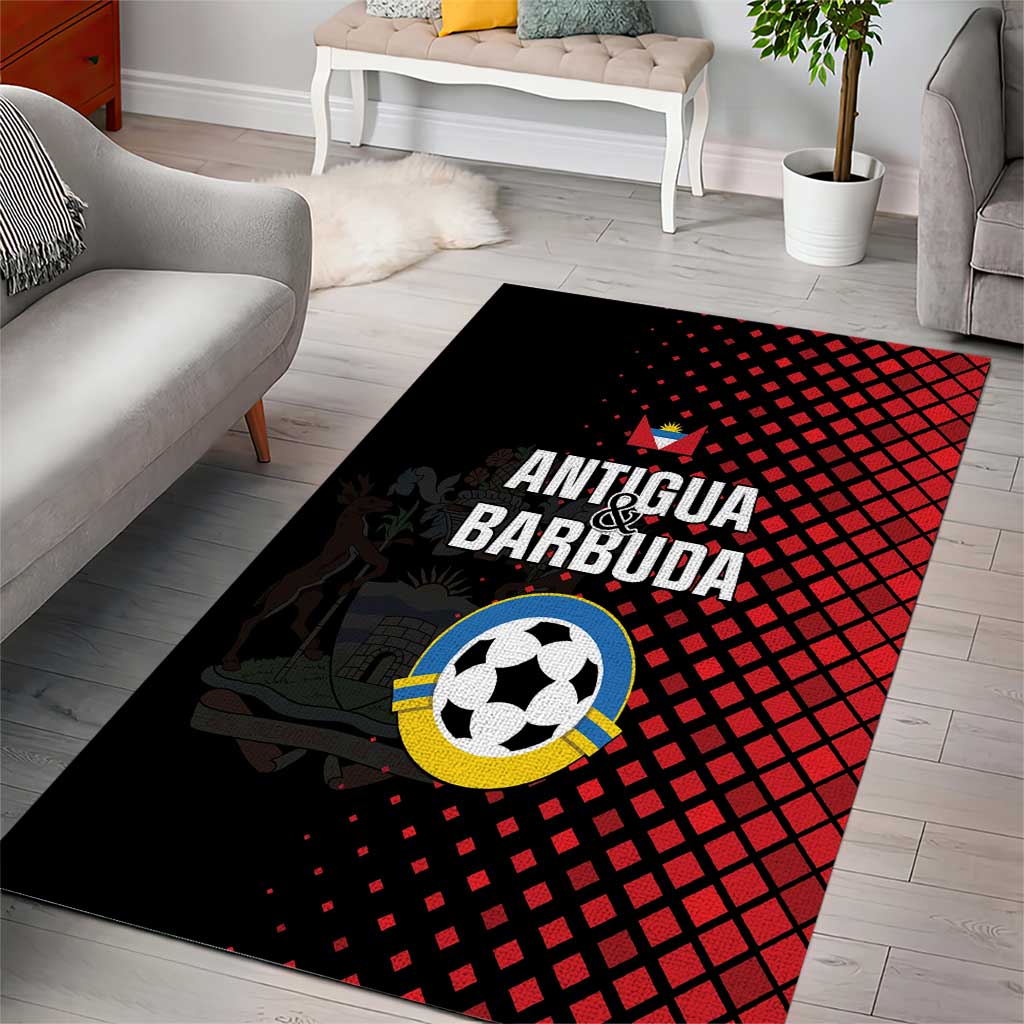 Football Antigua and Barbuda Area Rug The Benna Boys Go Champions