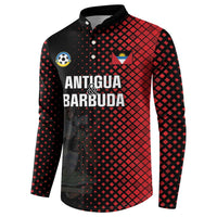 Custom Football Antigua and Barbuda Button Sweatshirt The Benna Boys Go Champions
