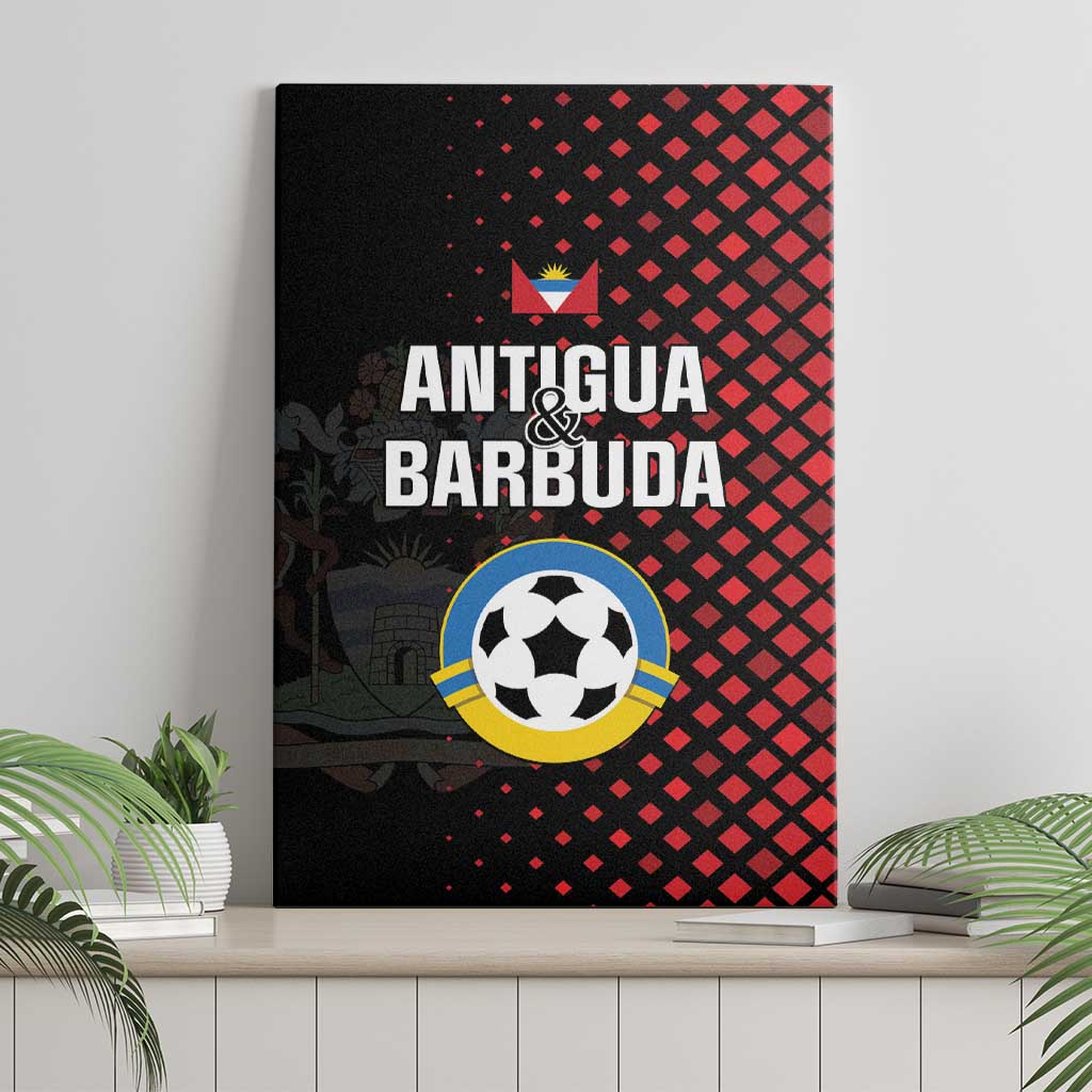 Football Antigua and Barbuda Canvas Wall Art The Benna Boys Go Champions