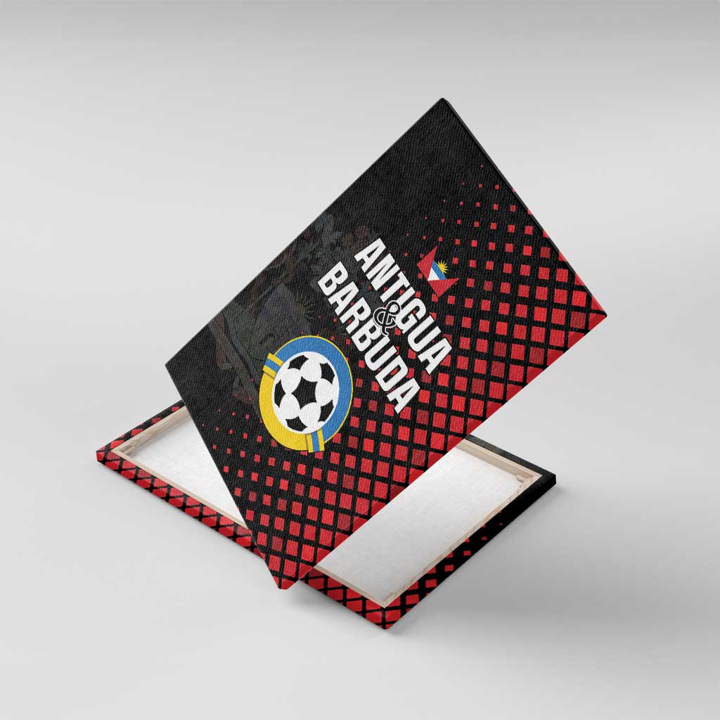 Football Antigua and Barbuda Canvas Wall Art The Benna Boys Go Champions