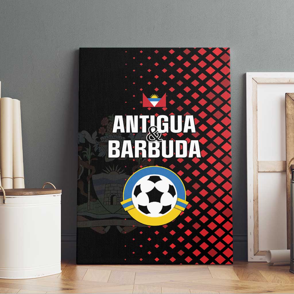 Football Antigua and Barbuda Canvas Wall Art The Benna Boys Go Champions