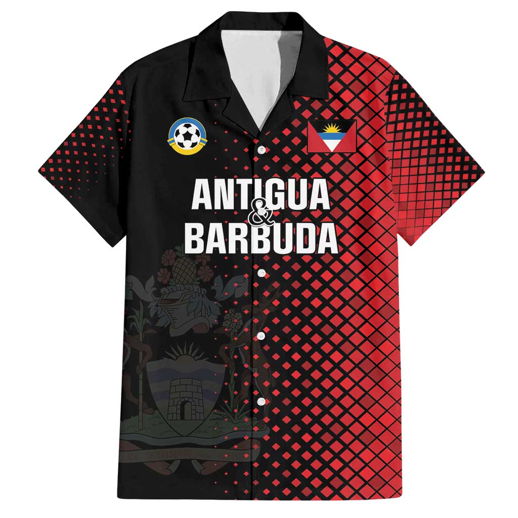 Custom Football Antigua and Barbuda Family Matching Long Sleeve Bodycon Dress and Hawaiian Shirt The Benna Boys Go Champions