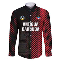Custom Football Antigua and Barbuda Family Matching Long Sleeve Bodycon Dress and Hawaiian Shirt The Benna Boys Go Champions