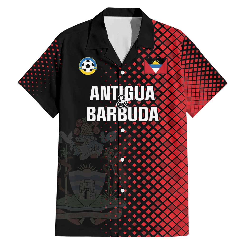 Custom Football Antigua and Barbuda Family Matching Mermaid Dress and Hawaiian Shirt The Benna Boys Go Champions