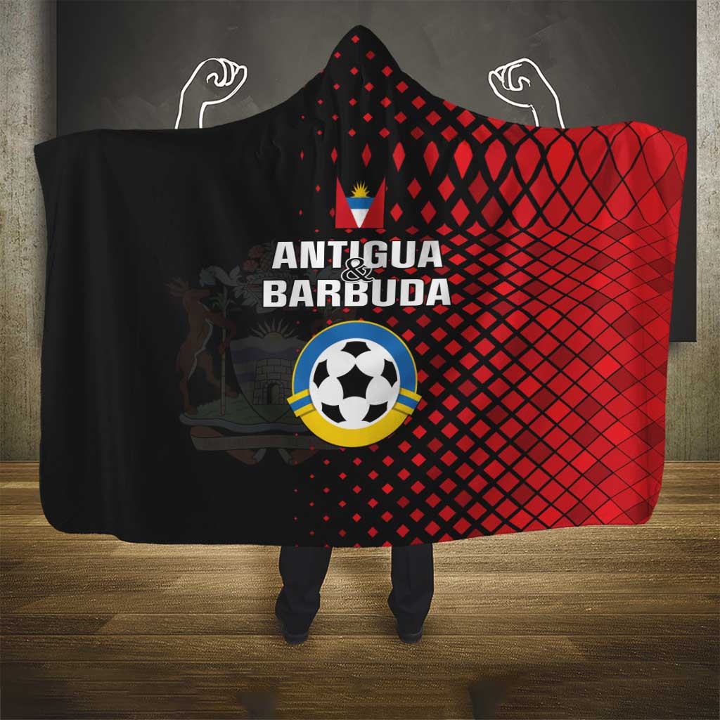 Football Antigua and Barbuda Hooded Blanket The Benna Boys Go Champions