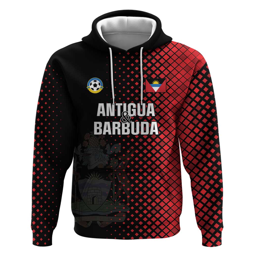 Custom Football Antigua and Barbuda Hoodie The Benna Boys Go Champions