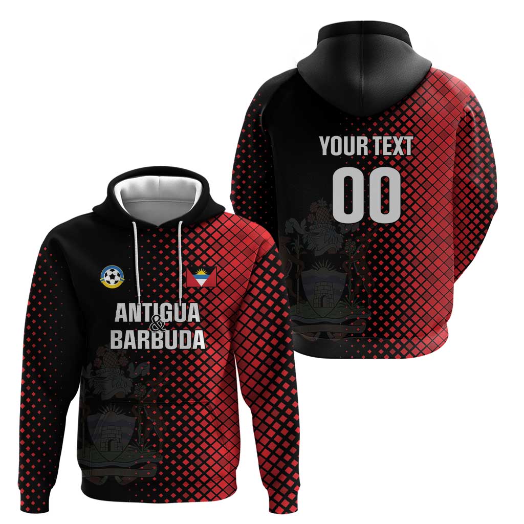 Custom Football Antigua and Barbuda Hoodie The Benna Boys Go Champions