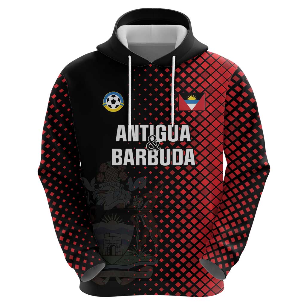 Custom Football Antigua and Barbuda Hoodie The Benna Boys Go Champions