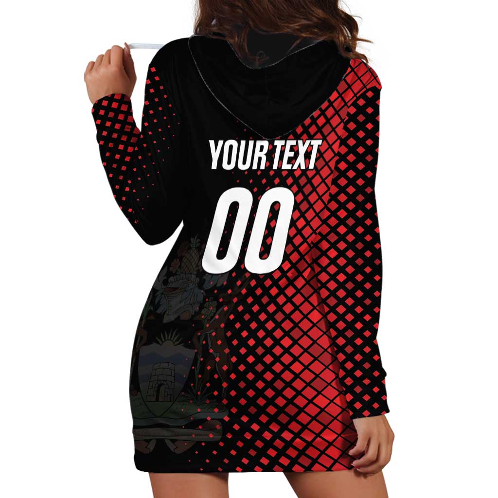 Custom Football Antigua and Barbuda Hoodie Dress The Benna Boys Go Champions