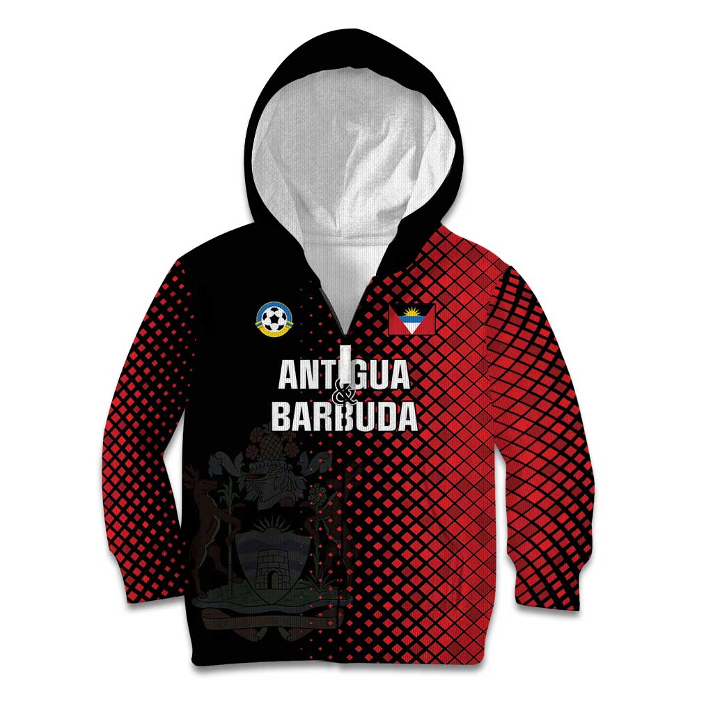 Custom Football Antigua and Barbuda Kid Hoodie The Benna Boys Go Champions