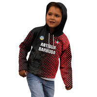 Custom Football Antigua and Barbuda Kid Hoodie The Benna Boys Go Champions