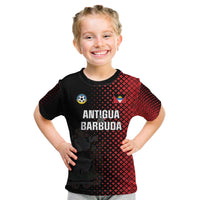 Custom Football Antigua and Barbuda Kid T Shirt The Benna Boys Go Champions