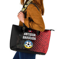 Football Antigua and Barbuda Leather Tote Bag The Benna Boys Go Champions