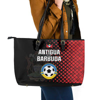 Football Antigua and Barbuda Leather Tote Bag The Benna Boys Go Champions