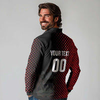 Custom Football Antigua and Barbuda Long Sleeve Polo Shirt The Benna Boys Go Champions