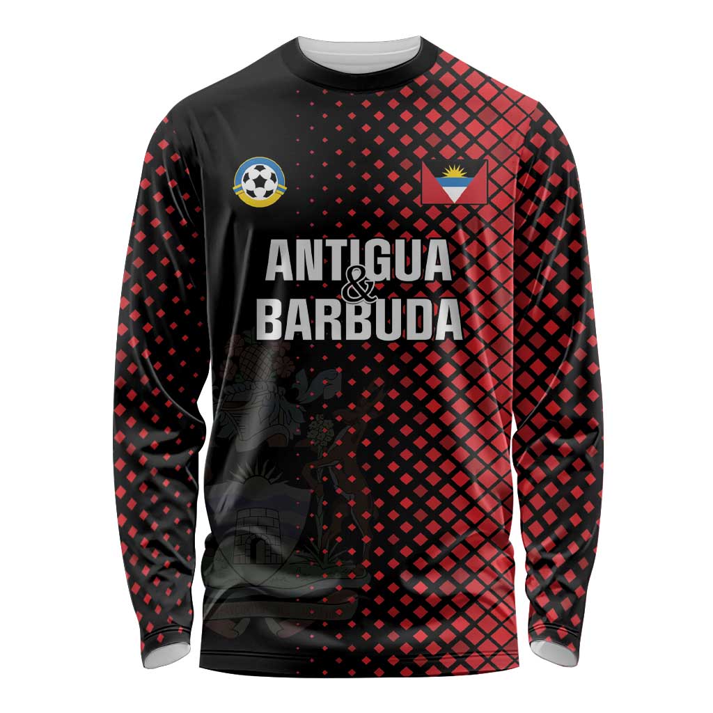 Custom Football Antigua and Barbuda Long Sleeve Shirt The Benna Boys Go Champions