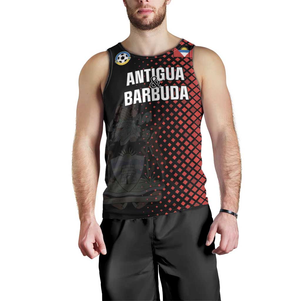 Custom Football Antigua and Barbuda Men Tank Top The Benna Boys Go Champions