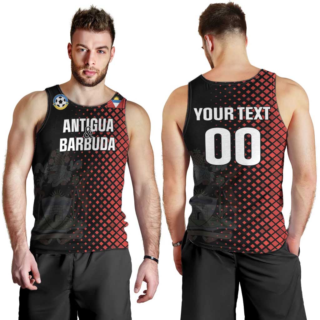 Custom Football Antigua and Barbuda Men Tank Top The Benna Boys Go Champions