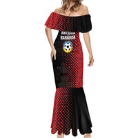 Custom Football Antigua and Barbuda Mermaid Dress The Benna Boys Go Champions
