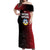 Custom Football Antigua and Barbuda Off Shoulder Maxi Dress The Benna Boys Go Champions