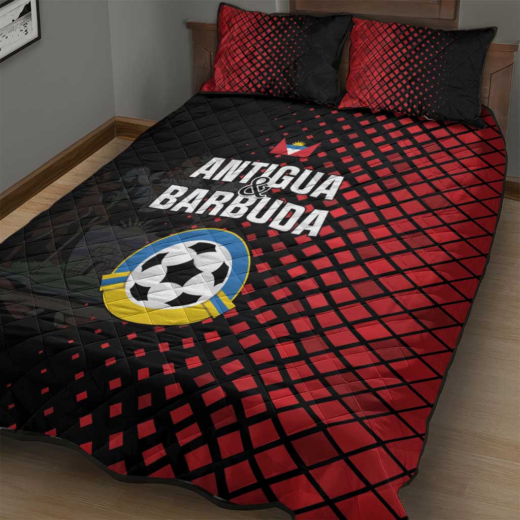 Football Antigua and Barbuda Quilt Bed Set The Benna Boys Go Champions