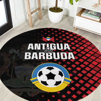 Football Antigua and Barbuda Round Carpet The Benna Boys Go Champions