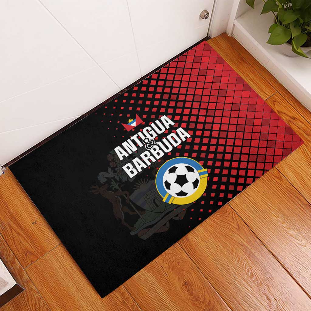 Football Antigua and Barbuda Rubber Doormat The Benna Boys Go Champions