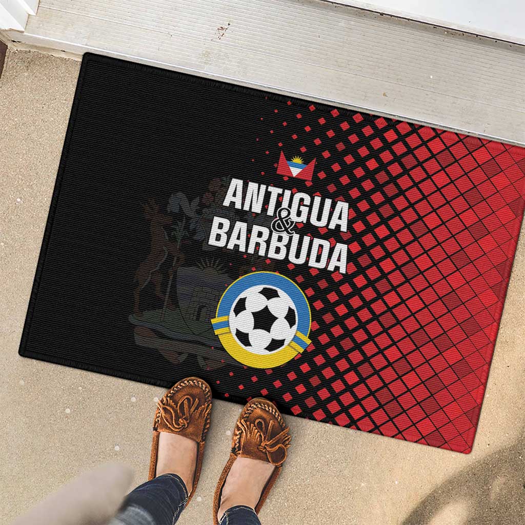 Football Antigua and Barbuda Rubber Doormat The Benna Boys Go Champions