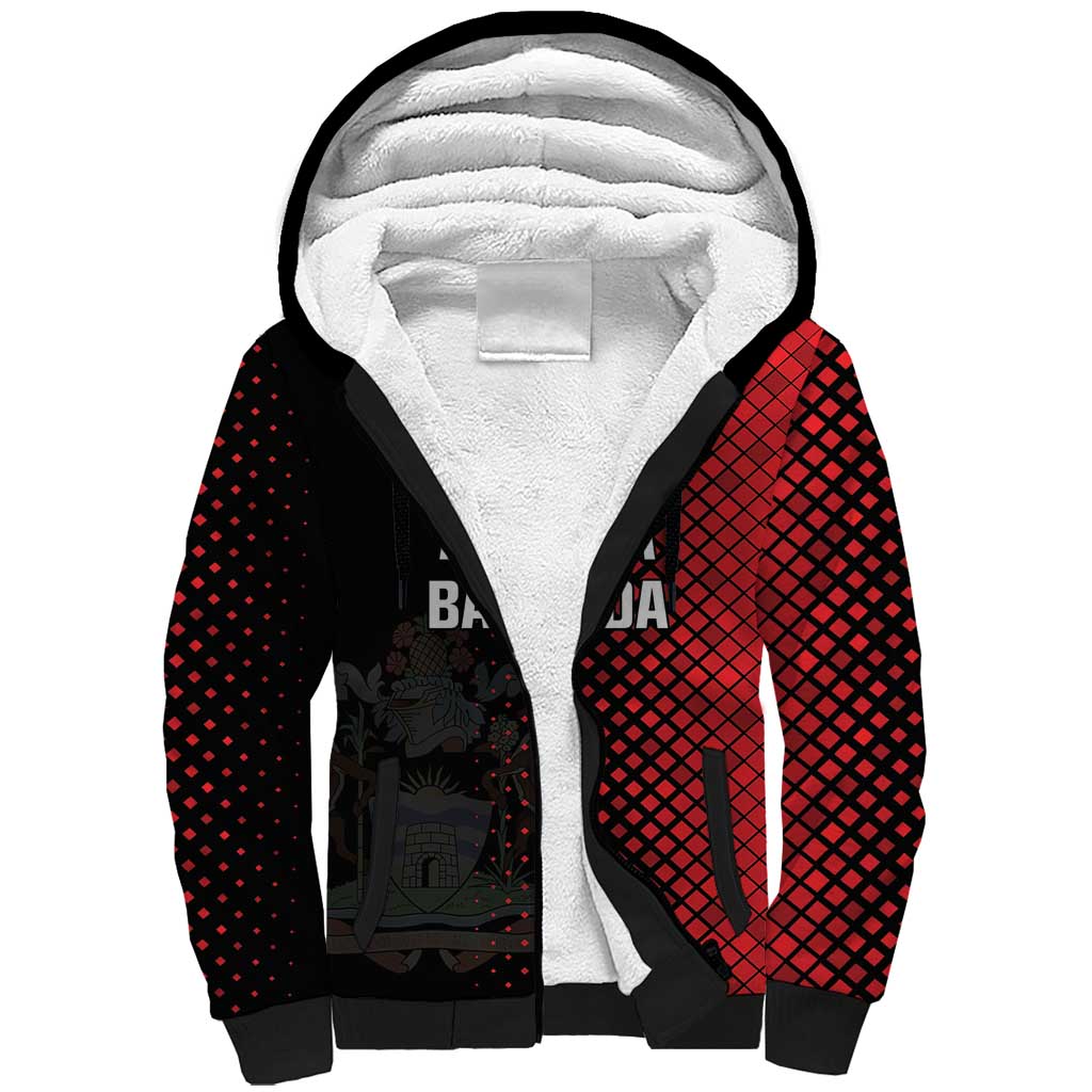 Custom Football Antigua and Barbuda Sherpa Hoodie The Benna Boys Go Champions