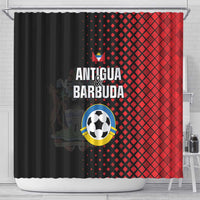 Football Antigua and Barbuda Shower Curtain The Benna Boys Go Champions