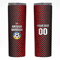 Custom Football Antigua and Barbuda Skinny Tumbler The Benna Boys Go Champions