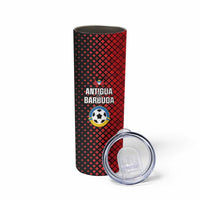 Custom Football Antigua and Barbuda Skinny Tumbler The Benna Boys Go Champions