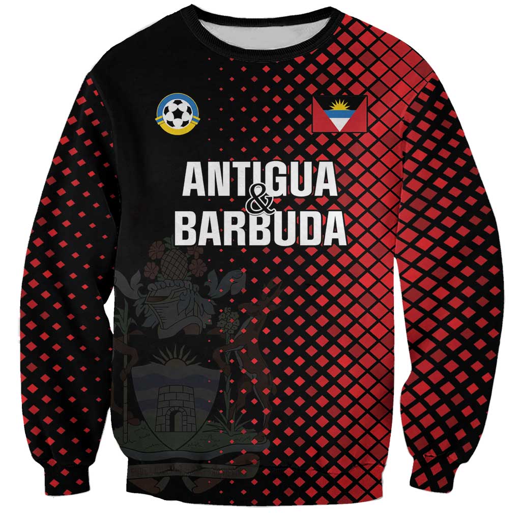 Custom Football Antigua and Barbuda Sweatshirt The Benna Boys Go Champions