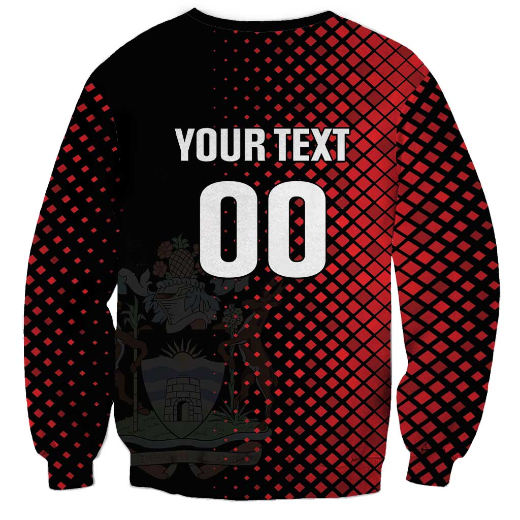 Custom Football Antigua and Barbuda Sweatshirt The Benna Boys Go Champions