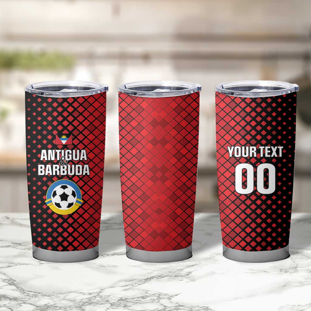 Custom Football Antigua and Barbuda Tumbler Cup The Benna Boys Go Champions