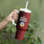Custom Football Antigua and Barbuda Tumbler With Handle The Benna Boys Go Champions