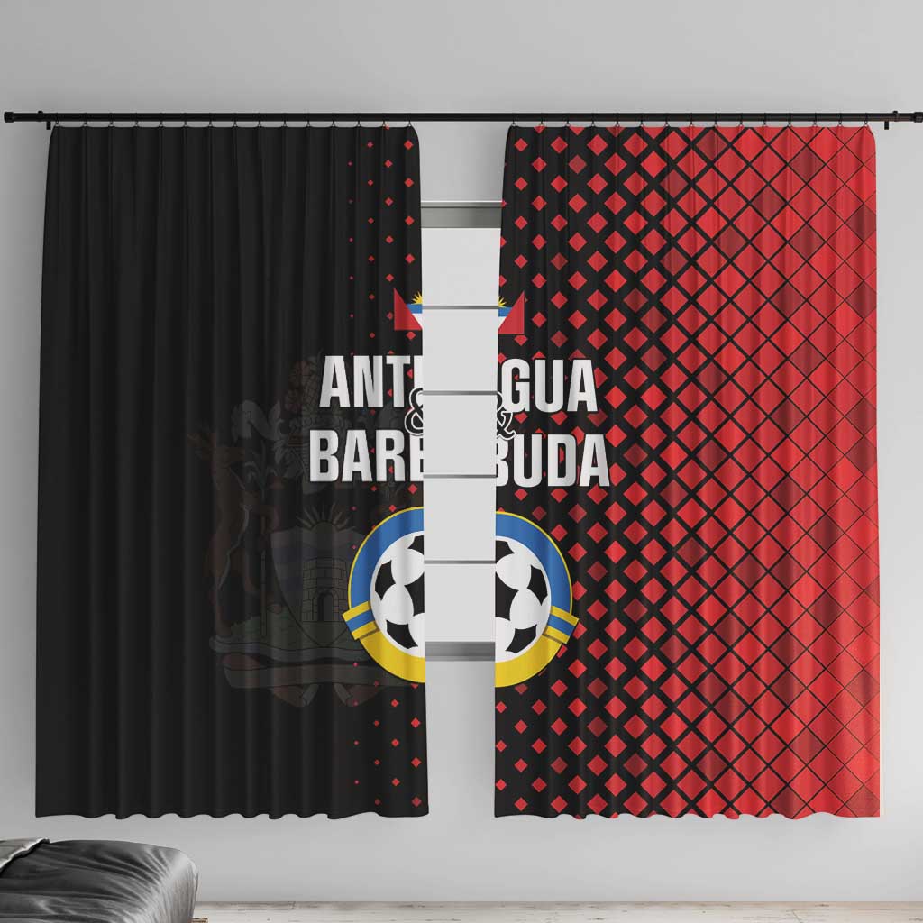 Football Antigua and Barbuda Window Curtain The Benna Boys Go Champions