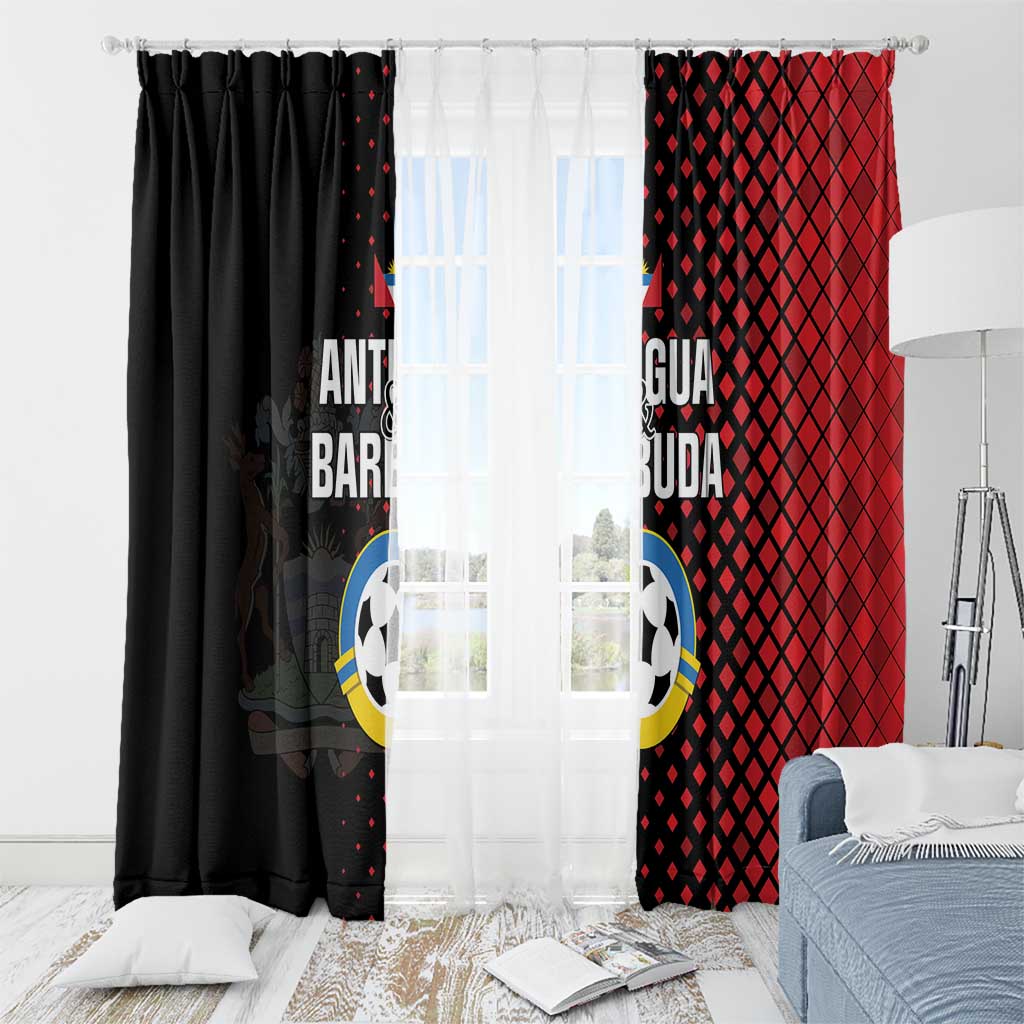 Football Antigua and Barbuda Window Curtain The Benna Boys Go Champions