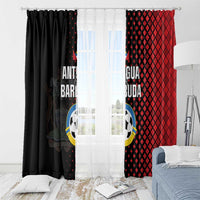Football Antigua and Barbuda Window Curtain The Benna Boys Go Champions