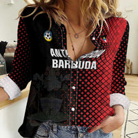 Custom Football Antigua and Barbuda Women Casual Shirt The Benna Boys Go Champions