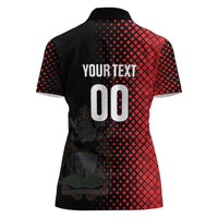 Custom Football Antigua and Barbuda Women Polo Shirt The Benna Boys Go Champions