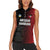 Custom Football Antigua and Barbuda Women Sleeveless Polo Shirt The Benna Boys Go Champions