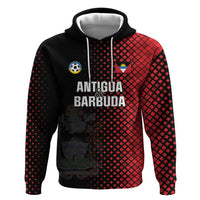 Custom Football Antigua and Barbuda Zip Hoodie The Benna Boys Go Champions