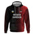 Custom Football Antigua and Barbuda Zip Hoodie The Benna Boys Go Champions
