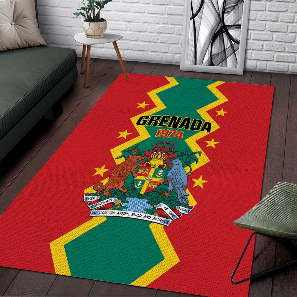 Grenada 1974 Area Rug Proud To Be Grenadian