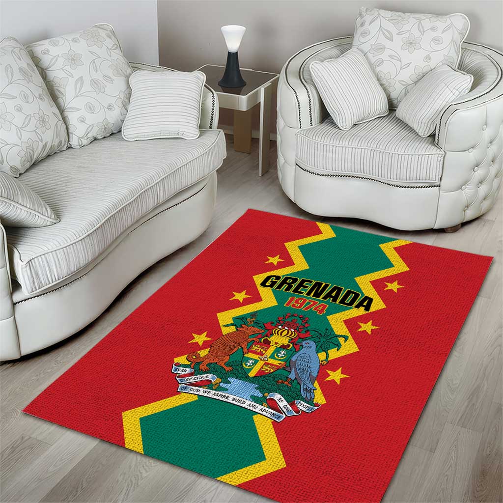 Grenada 1974 Area Rug Proud To Be Grenadian