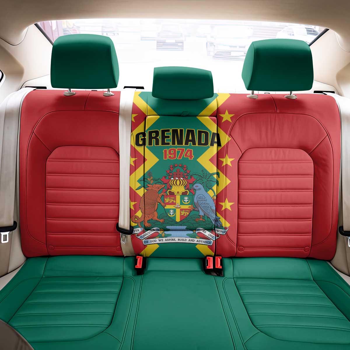Grenada 1974 Back Car Seat Cover Proud To Be Grenadian